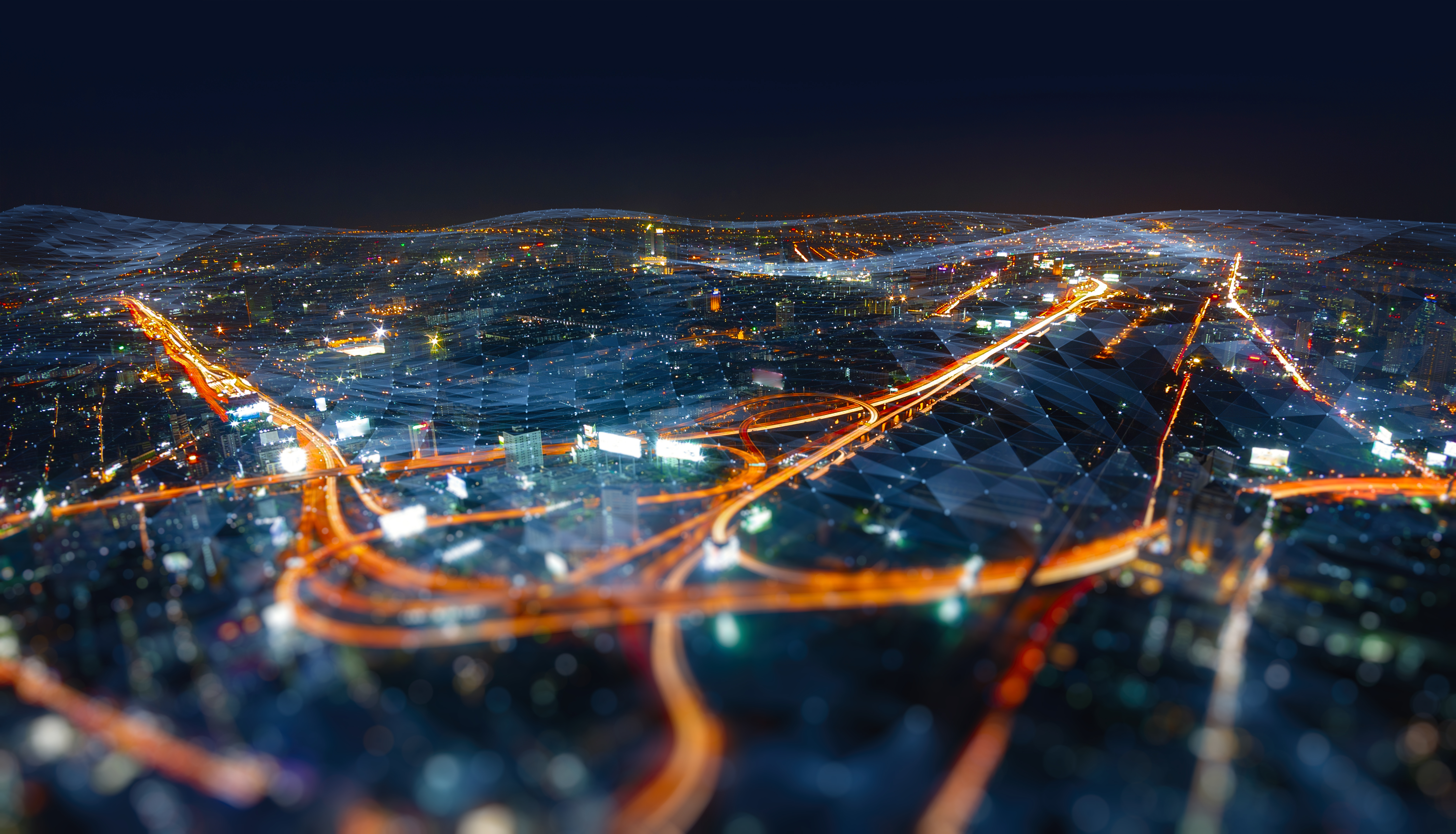 leased line network and Connection technology concept with Abstract Bangkok city background leased line