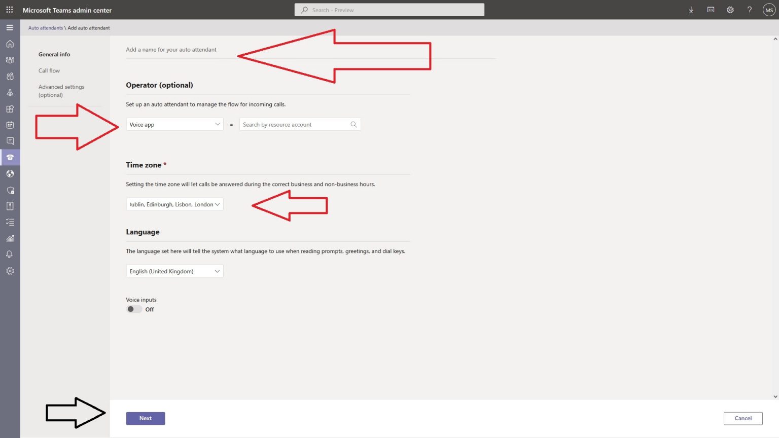 Microsoft Teams Auto Attendant And Call Queue SetUp Stream