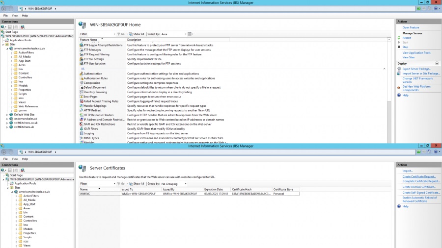 create certificate windows